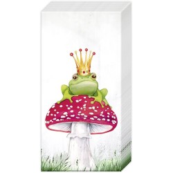 papieren zakdoeken - Lucky frog - IHR