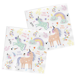 lunch servetten - Unicorns & Rainbows