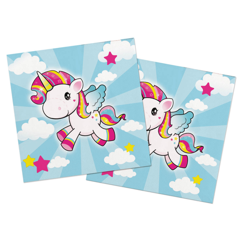 Lunch Napkins - Unicorn