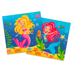 Lunch Napkins - Mermaid
