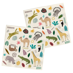 Lunch Napkins - Zoo Party