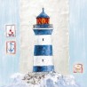 1 Pakje papieren lunch servetten - Coast - Ambiente