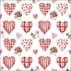Ambiente - Lunch servetten - Lovely hearts