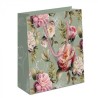 Gift bag - Peonies composition green