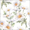 Ambiente - Lunch Napkins - Beautiful daisies white