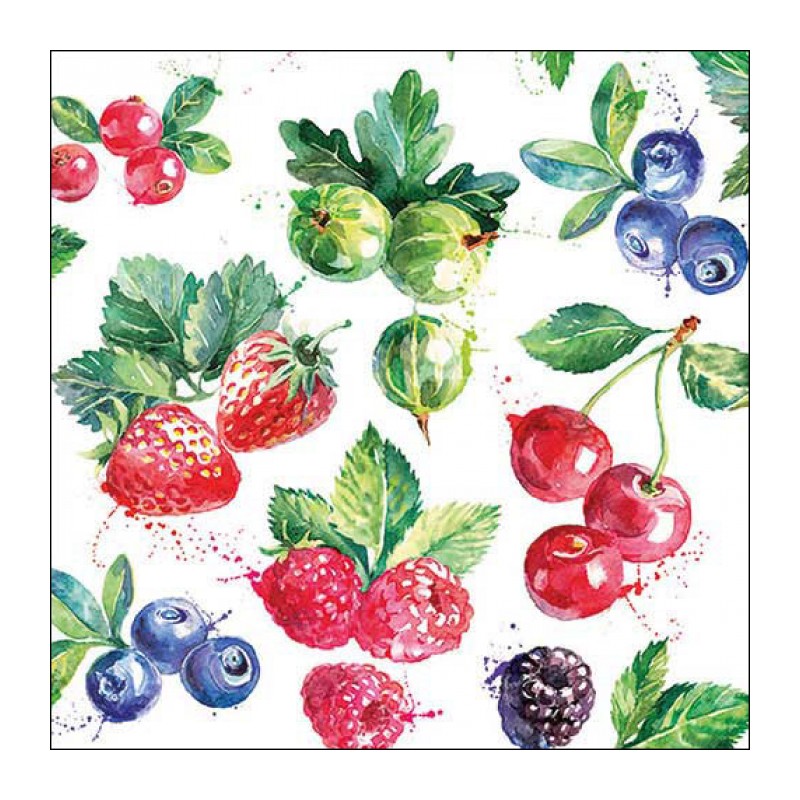 Ambiente - Lunch Napkins - Sweet fruits Ambiente - Lunch Napkins - Sweet fruits