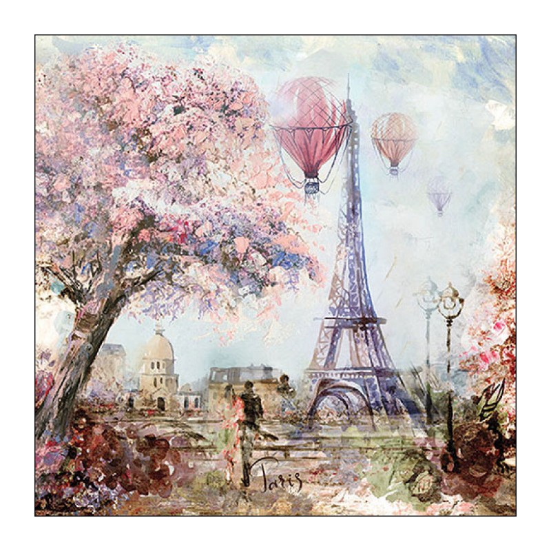 Lunch Napkins - Paris art Lunch Napkins - Paris art