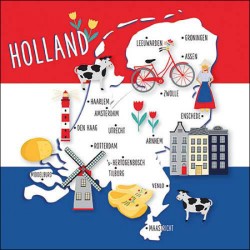 Ambiente - Lunch Napkins - Holland glory