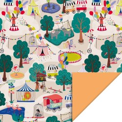 HOP - Wrapping Paper - Circus - Orange