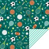 HOP - Cadeaupapier 70 cm - Sports - Stripe Mint