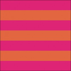 Ambiente - Lunch servetten - Block stripe orange/pink