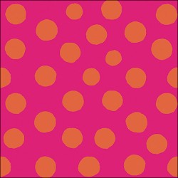 Ambiente - Lunch Napkins - Polka dots - Orange/Pink