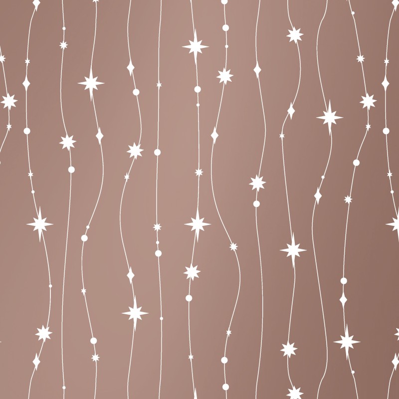 wrapping paper 30cm wide - Stars are falling rosegold wrapping paper 30cm wide - Stars are falling rosegold