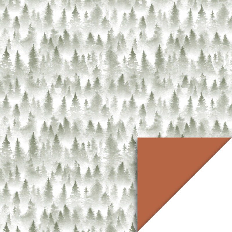 2 rolls Wrapping Paper - Forest - Cognac - 30 cm wide 2 rolls Wrapping Paper - Forest - Cognac - 30 cm wide