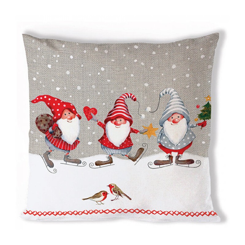Cushion Covers - Skating Dwarfs - 40x40cm - Ambiente Cushion Covers - Skating Dwarfs - 40x40cm - Ambiente