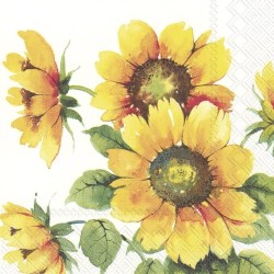 Lunch servetten - Colourful Sunflowers