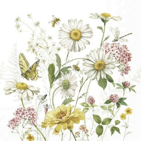 IHR - Lunch servetten - Wildflower and Butterfly
