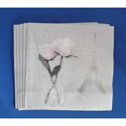 SVD - Lunch servet - Roses Paris
