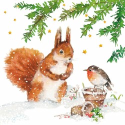 lunch servet - Squirrel & Robin - PPD