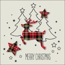 Ambiente - Lunch Napkins - Scottish Deer