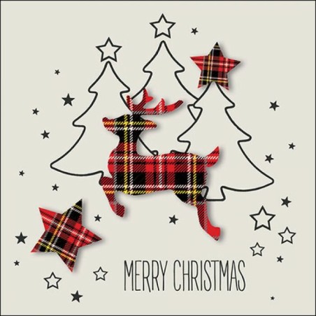 Ambiente - Lunch Napkins - Scottish Deer