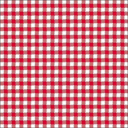 paper Lunch Napkins - Vichy Red - Ambiente