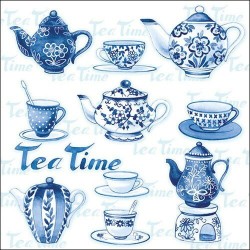 Ambiente - Lunch servet - Tea Moments Blue
