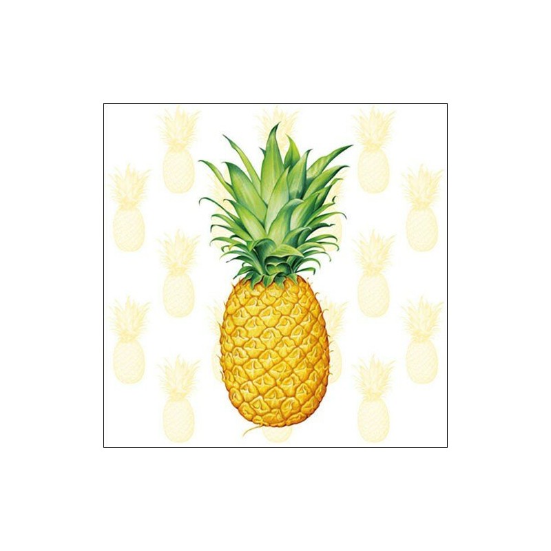 1 Pack Paper Lunch Napkins - Tropical Fruit - Ambiente 1 Pack Paper Lunch Napkins - Tropical Fruit - Ambiente