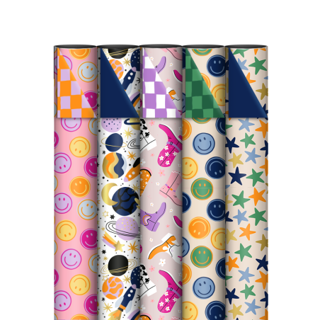 Kassaplan - Wrapping paper 70cm - Happy kids