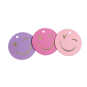 Kassaplan - Gift label - Smiley - Purple - Pink