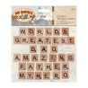 Docrafts - Mr Smith's Workshop - Caption Wooden Letters