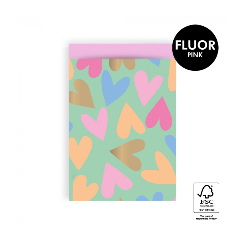 Cadeau zakje 17x25cm breed - Small Confetti - Mint Cadeau zakje 17x25cm breed - Small Confetti - Mint