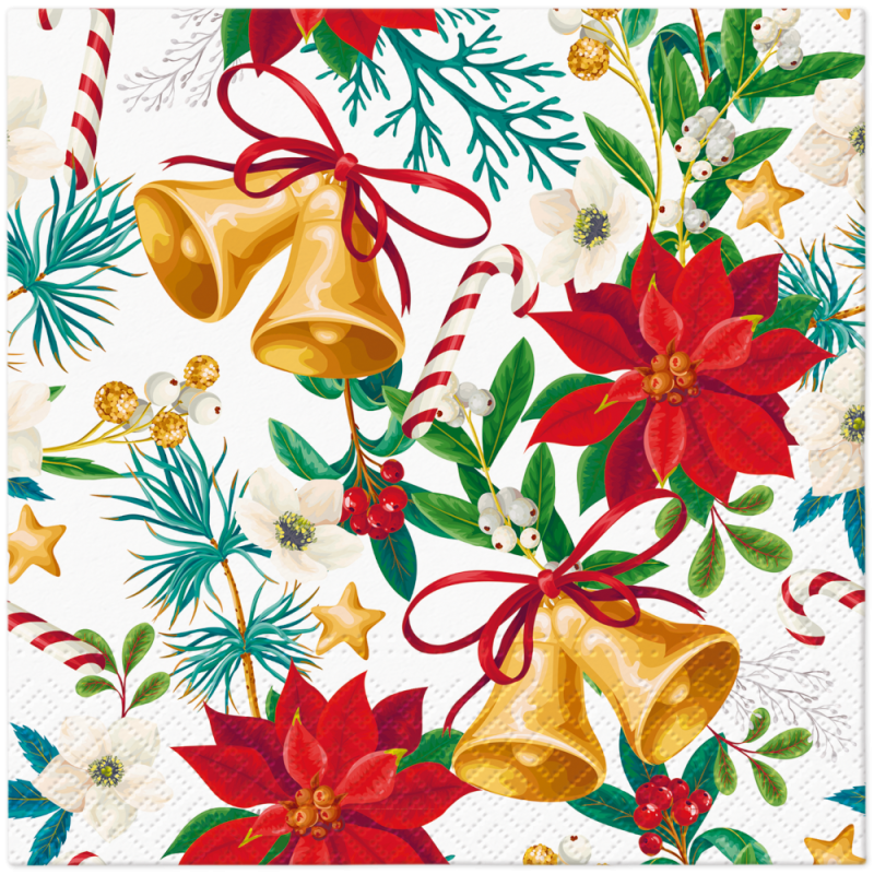 PAW - Lunch Napkins - Botanical Noel PAW - Lunch Napkins - Botanical Noel