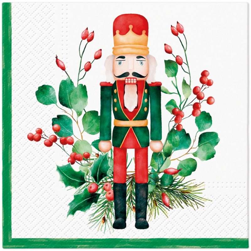 PAW - Lunch Napkins - Composition With Nutcracker PAW - Lunch Napkins - Composition With Nutcracker