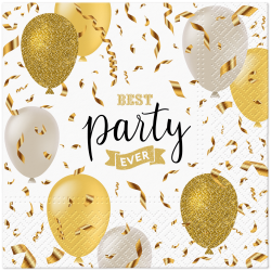 PAW - Lunch Napkins - Elegant Balloons