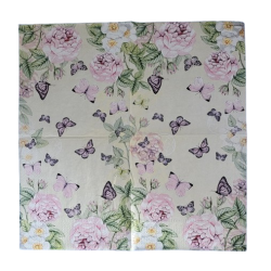 Ambiente - Lunch servet - Botanical Cream
