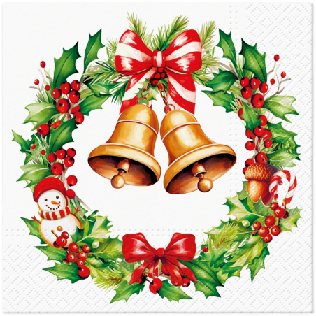 PAW - Lunch Napkins - Jingle Bells Bliss