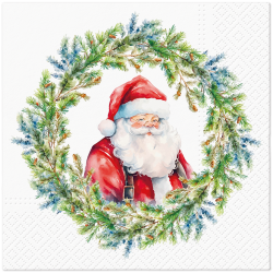 PAW - Lunch Napkins - Joyful Claus Circle