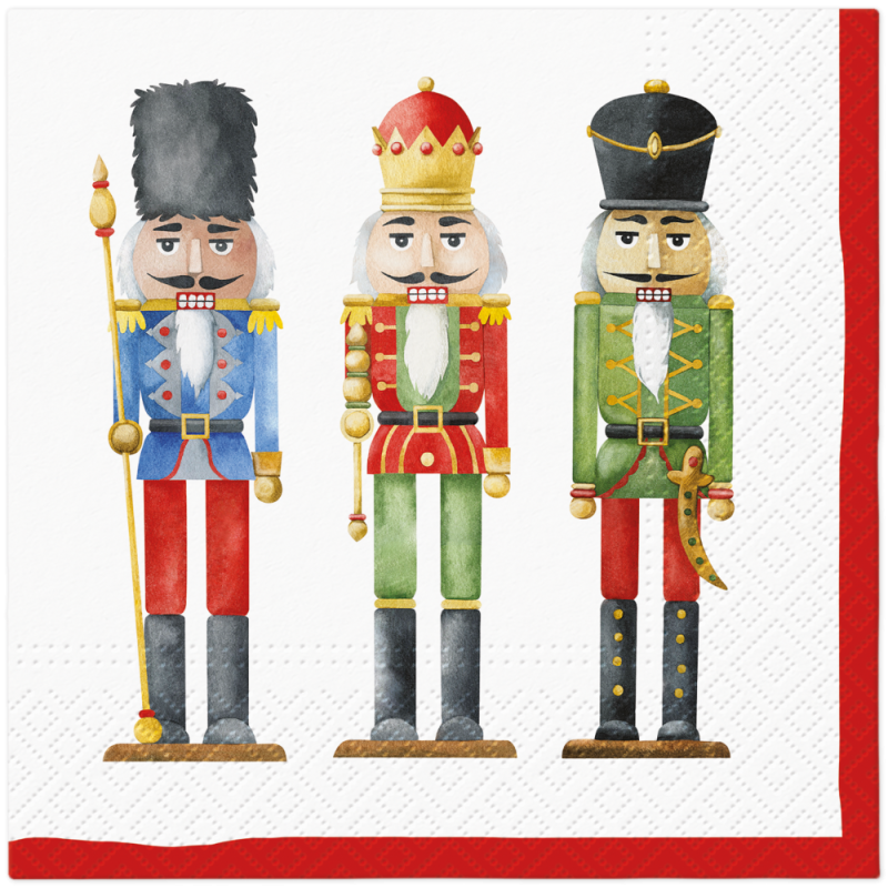 PAW - Lunch servetten - Nutcracker's Soldiers