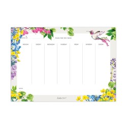 A4 - Weekly Planner - Notepad - Hummingbird