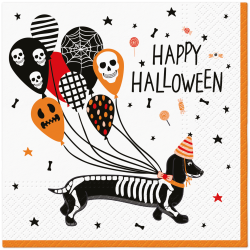 PAW - Lunch Napkins - Spooky dachshund