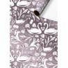 Stewo - Wrapping Paper 70 cm - Nikki - Dark Purple - Huwelijk - Zwanen