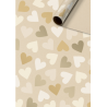 Stewo - Cadeaupapier 70 cm - Velia - Harten - Goud