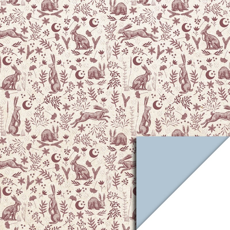 HOP - Cadeaupapier 70 cm - Hare Nature HOP - Cadeaupapier 70 cm - Hare Nature