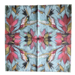 PPD - Lunch servet - Colibri Flowers