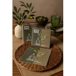 Ambiente - Lunch Napkins - Oil And Olives