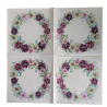 Ambiente - lunch servetten - Christmas Rose White - Kerst roos