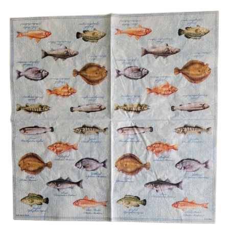 Ambiente - Lunch servet - Fishes