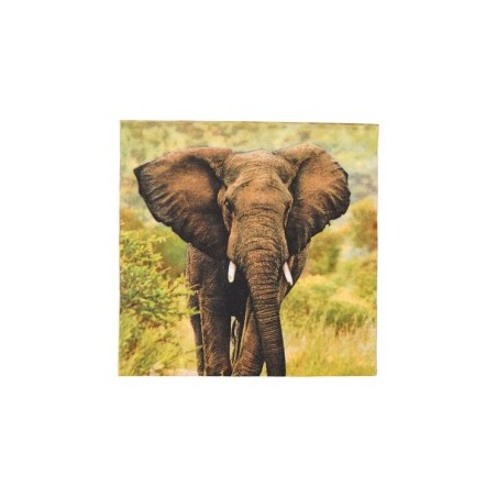 1 Pack Paper Lunch Napkins - Olifant - Esscherts design