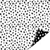 Kassaplan - Wrapping paper 70cm - Basic - Black - White - Dots